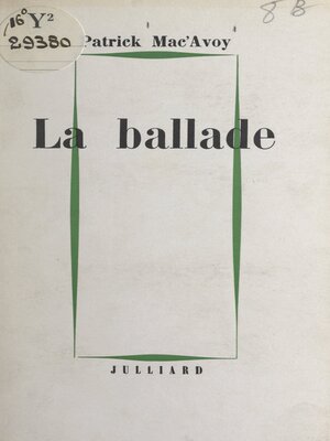 cover image of La ballade